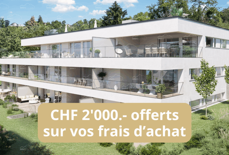 Offre début chantier : CHF 2'000.- offerts !