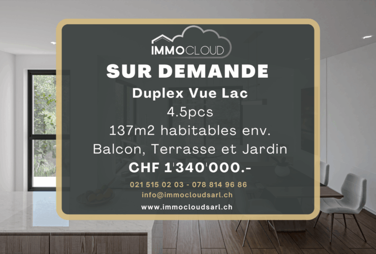 Le standing avec vue lac !