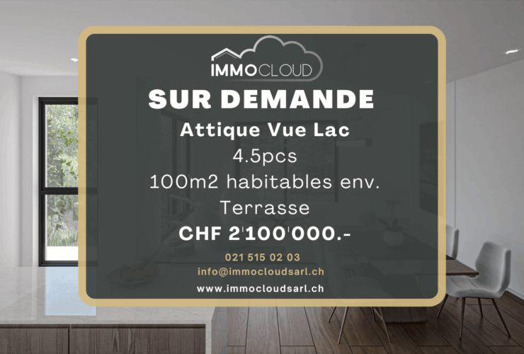 Attique vue lac