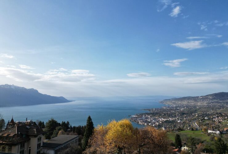 Superbe chalet avec vue panoramique sur le lac et les montagnes !