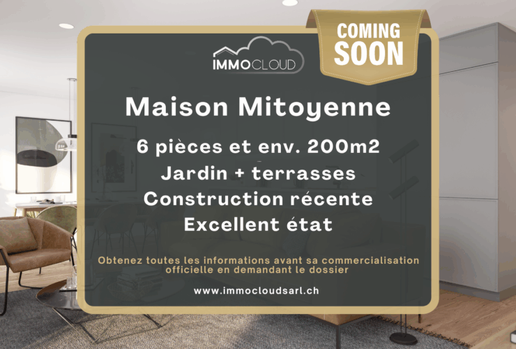 Villa mitoyenne dans un cadre privilégié