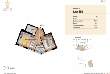 Spacieux 2.5 pièces !