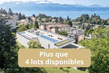 Attique vue lac - Cap Bleu - www.cap-bleu.ch