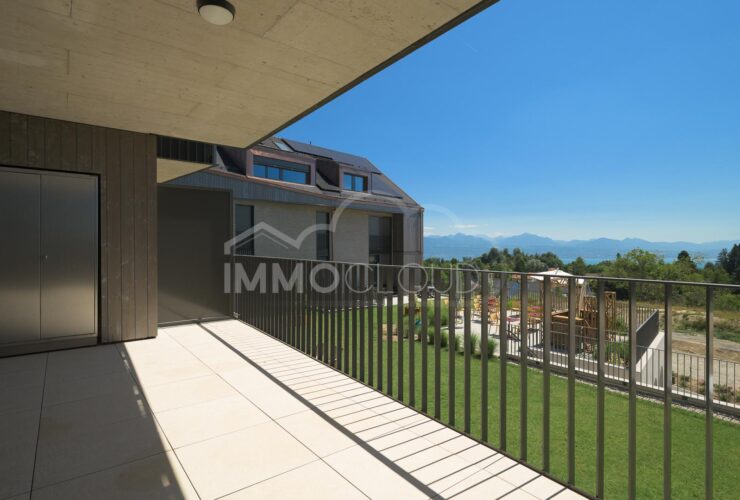 Plein sud et vue sur le Léman